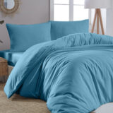 Beauty Home Πάπλωμα υπέρδιπλο μονόχρωμο Art 1999 220x240 Πετρόλ