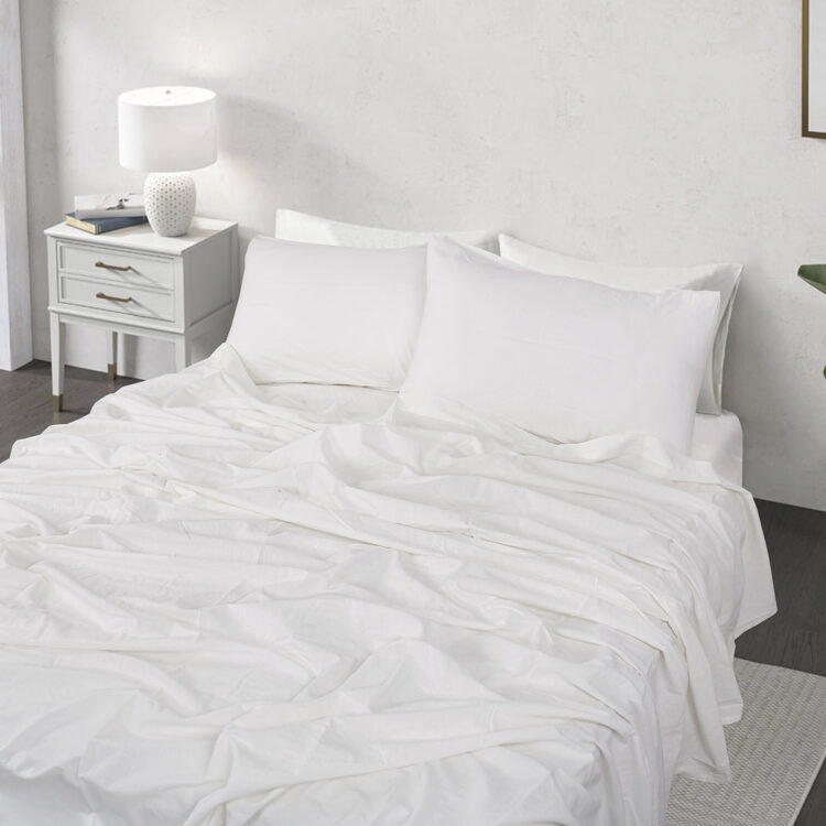 Beauty Home Σετ παπλωματοθήκη υπέρδιπλη Hilton Art 11151 230x250 Λευκό