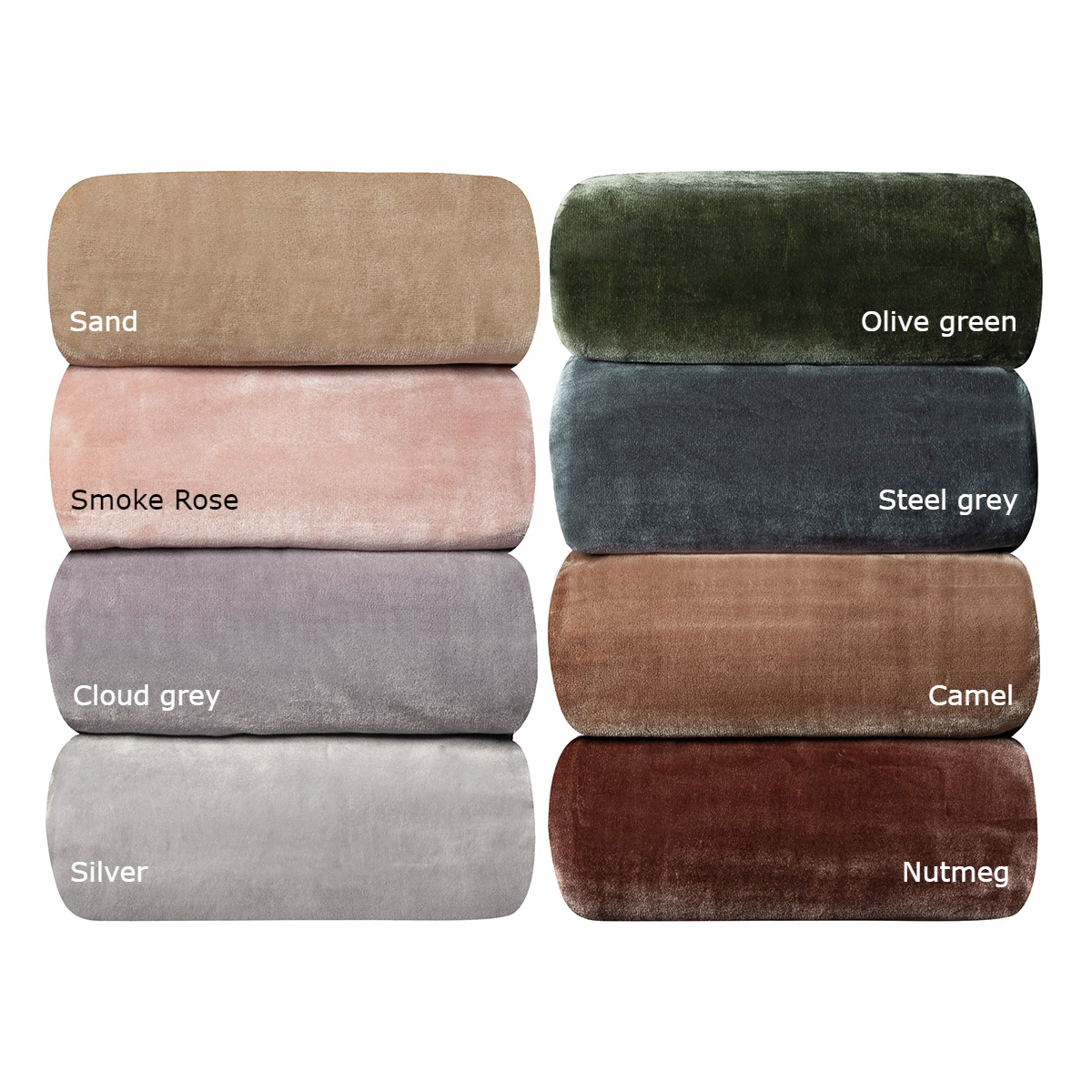 Beauty Home Κουβέρτα μονόχρωμη υπέρδιλη Bernese Art 10500 σε 8 αποχρώσεις 220x240 Nutmeg