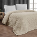 Beauty Home Πικέ υπέρδιπλη Division Αrt 1995 Εκρού 230x240