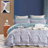 Παπλωματοθήκη Εμπριμέ Σετ Irida Υπέρδιπλη