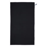 Beauty Home Πετσέτα θαλάσσης μονόχρωμη Microfiber Art 2200 90x160 Μαύρο