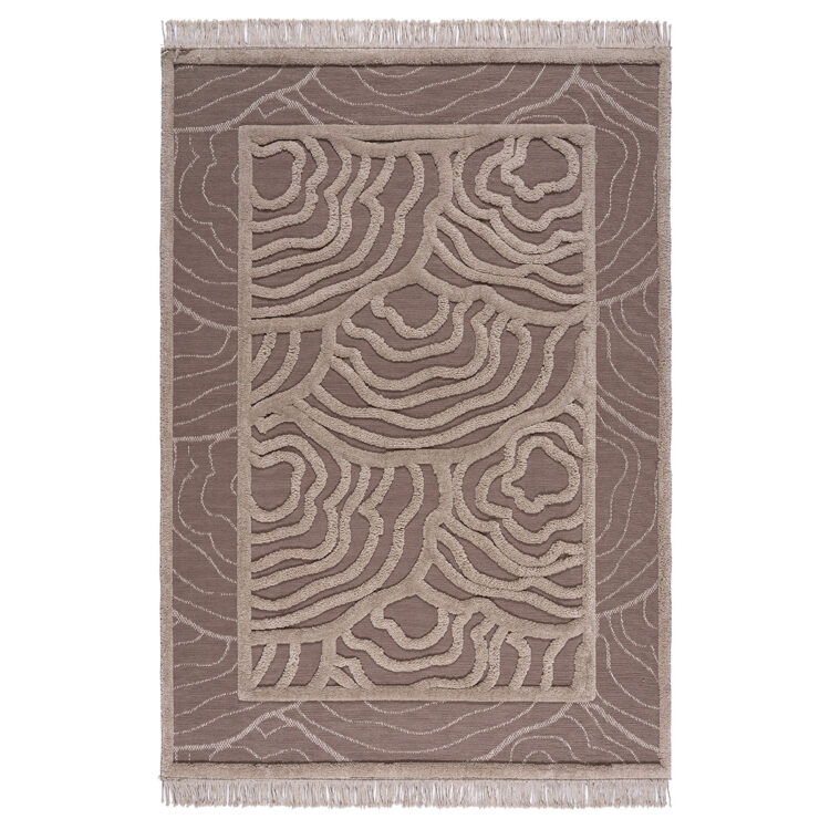 Beauty Home Χαλί Noir Art 9434 165x230 Beige Μπεζ