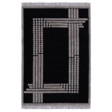 Beauty Home Χαλί Noir Art 9437 133x190 Black Μαύρο