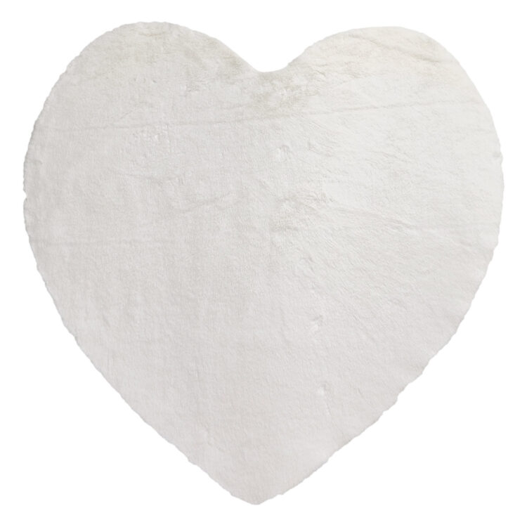 Beauty Home Πατάκι Rabbit Art 9640 Καρδιά 100x100 Λευκό