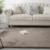 Beauty Home Πατάκι Rabbit Art 9642 80x120 Μόκα