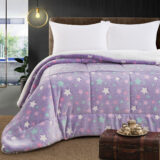 Beauty Home Κουβερτοπάπλωμα μονό φωσφοριζέ Glow Art 6273 160x220 Λιλά