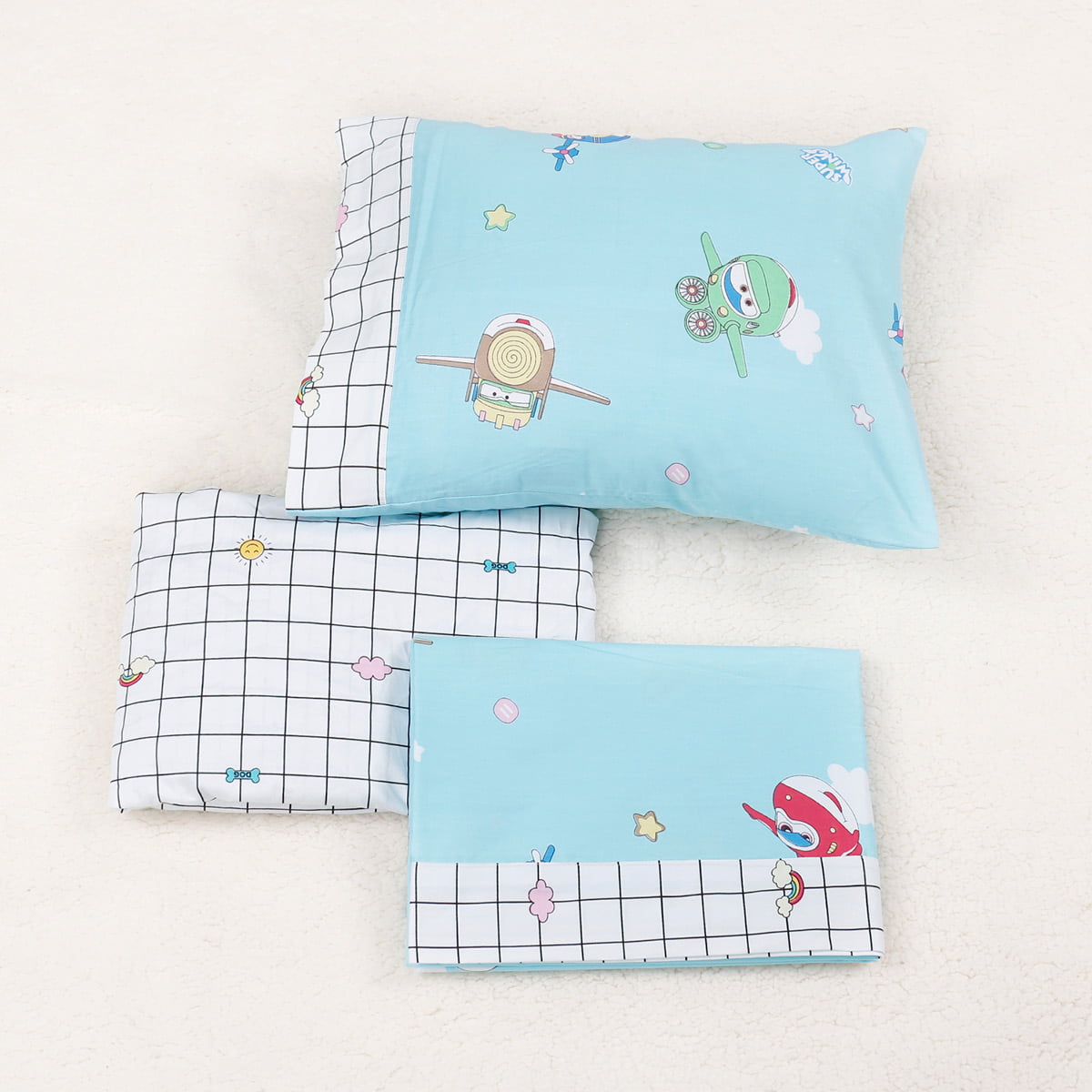 Beauty Home Σετ σεντόνια βρεφικά Art 5179 120x160 Γαλάζιο - Image 2