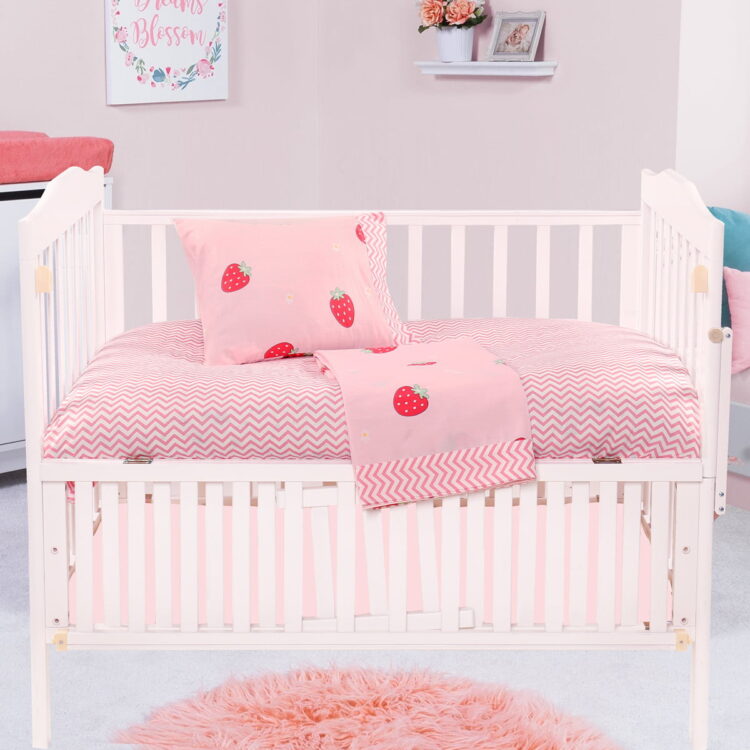 Beauty Home Σετ σεντόνια βρεφικά Art 5180 120x160 Ροζ