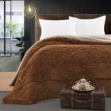 Beauty Home Κουβερτοπάπλωμα υπέρδιπλο Art 11067 220x240 Καφέ