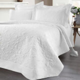 Beauty Home Σετ κουβερλί υπέρδιπλο Rose Art 12500 230x250 Λευκό