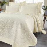 Beauty Home Σετ κουβερλί υπέρδιπλο Marilia Art 12502 230x250 Εκρού