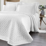 Beauty Home Σετ κουβερλί υπέρδιπλο Thalia Art 12504 230x250 Λευκό