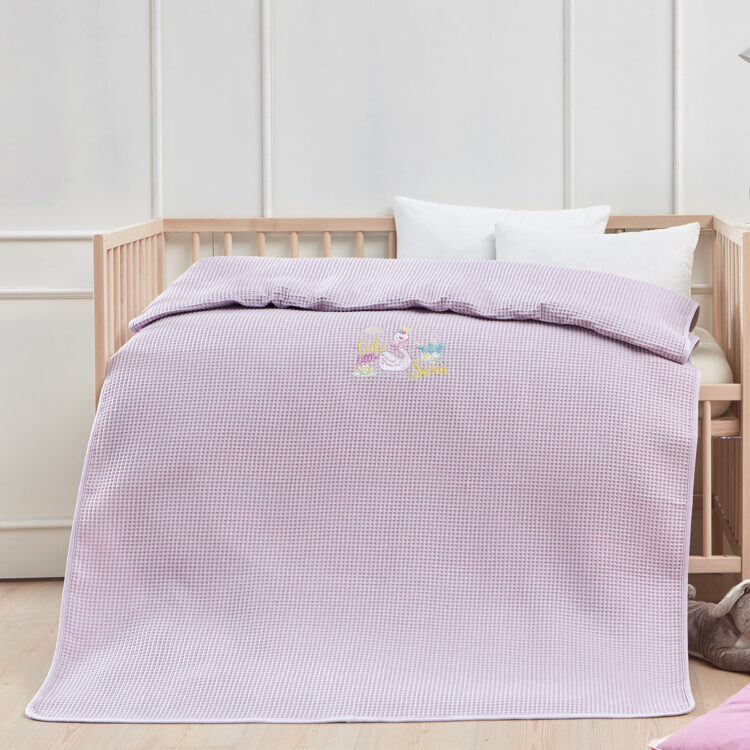 Beauty Home Κουβέρτα πικέ με κέντημα Art 5305 100X150 Λιλά