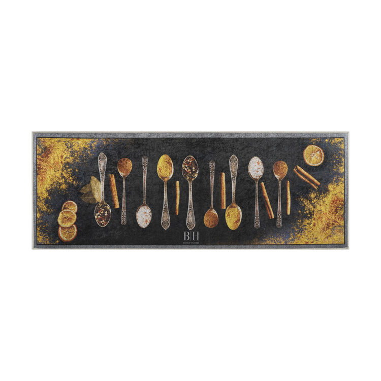 Beauty Home Πατάκι κουζίνας 9029 60x160 Μαύρο