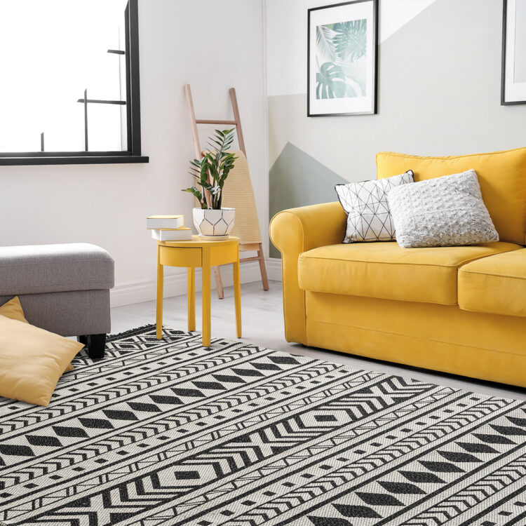 Beauty Home Χαλί βαμβακερό Cocotton 9232 125x180 Γκρι