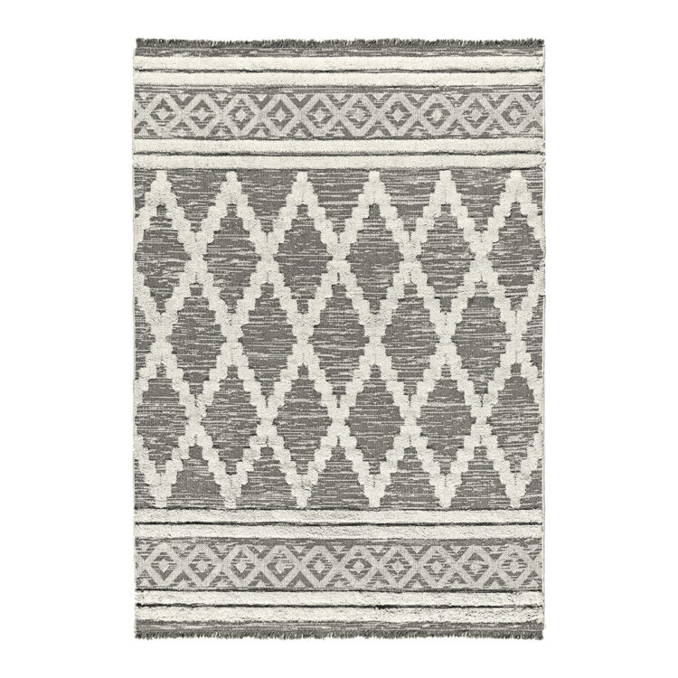 Beauty Home Πατάκι βαμβακερό Morocotton 9235 75x150 Γκρι