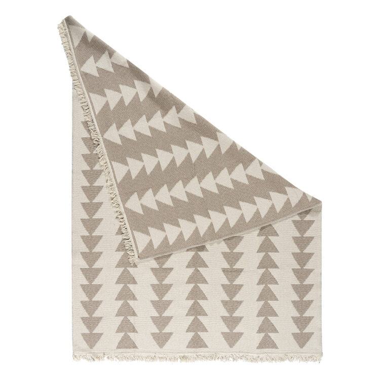 Beauty Home Χαλί βαμβακερό διπλής όψεως Duo Art 9244 160x230 Μπεζ