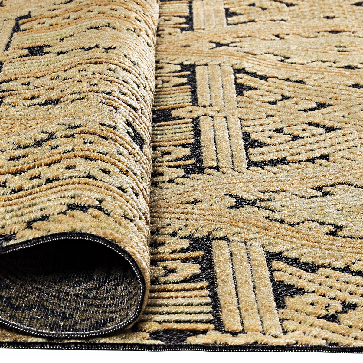 Beauty Home Χαλί Boutique Art 9825 120x170 Κίτρινο - Image 2