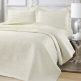 Beauty Home Σετ κουβερλί υπέρδιπλο Pixie Art 12314 230x250 Εκρού