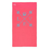 Beauty Home Πετσέτα γυμναστηρίου Microfiber Art 2241 50x90 Φουξ