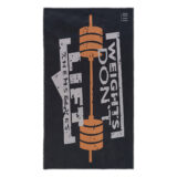 Beauty Home Πετσέτα γυμναστηρίου Microfiber Art 2243 50x90 Μαύρο