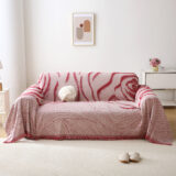 Beauty Home Ριχτάρια σετ 3τμχ Art 8611 (180x160 + 180x250 + 180x300) Κόκκινο