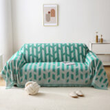 Beauty Home Ριχτάρια σετ 3τμχ Art 8613 (180x160 + 180x250 + 180x300) Πράσινο