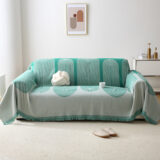 Beauty Home Ριχτάρια σετ 3τμχ Art 8618 (180x160 + 180x250 + 180x300) Πράσινο