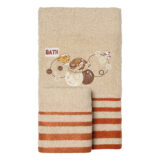 Beauty Home Σετ πετσέτες Art 5425 Σετ 2τμχ Μπεζ