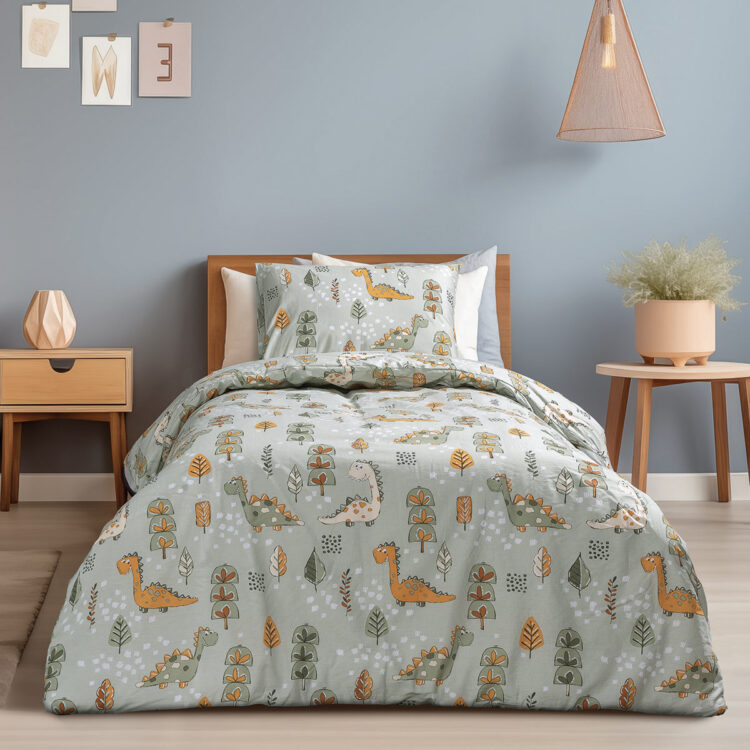 Beauty Home Σετ σεντόνια μονά Dodo Art 6230 170x260 Λαδί