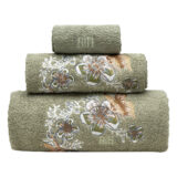 Beauty Home Σετ πετσέτες Art 3389 Σετ 3τμχ Πράσινο