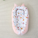 Beauty Home Bρεφική φωλιά με μαξιλάρι Art 5345 53x88 Ροζ