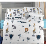 Beauty Home Σετ σεντόνια βρεφικά Art 5615 100x150 Τυρκουαζ