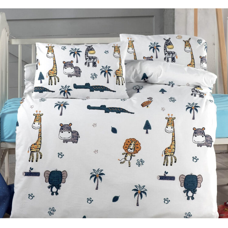 Beauty Home Σετ σεντόνια βρεφικά Art 5615 100x150 Τυρκουαζ