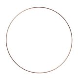 Beauty Home ΜΕΤΑΛΛΙΚΟΣ ΚΥΚΛΟΣ ΡΟΖ ΧΡΥΣΟ 40 CM