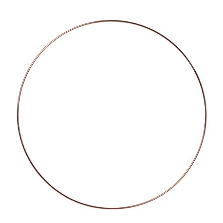 Beauty Home ΜΕΤΑΛΛΙΚΟΣ ΚΥΚΛΟΣ ΡΟΖ ΧΡΥΣΟ 40 CM