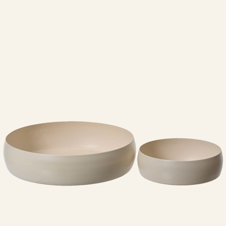 Beauty Home ΜΠΩΛ ΕΚΡΟΥ ΣΕΤ 2 ΤΜΧ 22 X 5