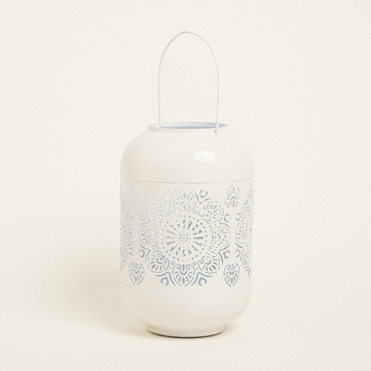 Beauty Home ΦΑΝΑΡΙ ΜΕΤΑΛΙΚΟ ΕΚΡΟΥ 20 x 30 cm