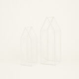 Beauty Home ΜΕΤΑΛΛΙΚΟ ΣΠΙΤΙ ΣΕΤ 2 ΤΜΧ ΛΕΥΚΟ 36 – 45 CM