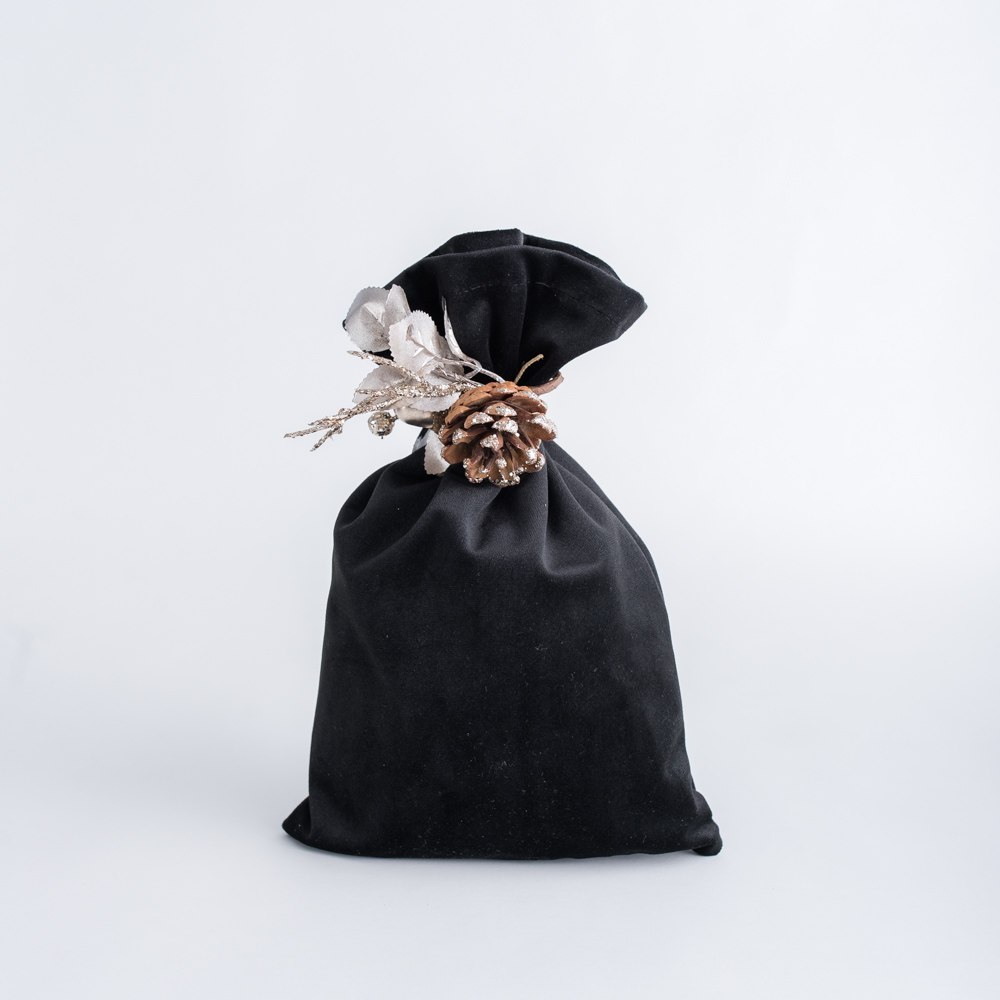 Beauty Home ΤΣΟΥΒΑΛI ΒΕΛΟΥΔΟ PREMIUM ΜΑΥΡΟ 26 x 37 cm