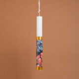 Beauty Home ΛΑΜΠΑΔΑ ΣΤΟΛΙΣΜΕΝΗ ΒΕΛΟΥΔΟ ΜΠΛΕ ΛΟΥΛΟΥΔΙΑ ΣΕ ΣΥΣΚΕΥΑΣΙΑ ΔΩΡΟΥ