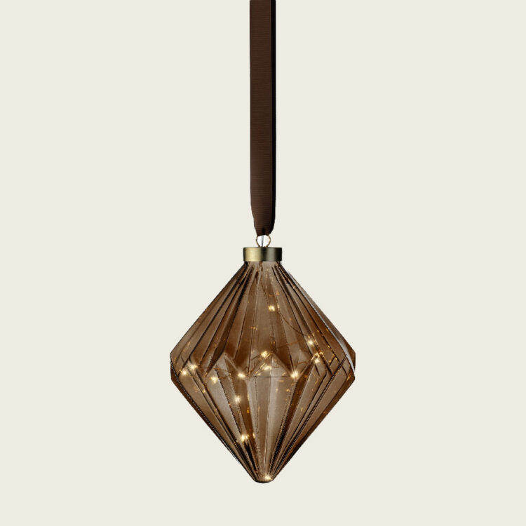 Beauty Home ΦΑΝΑΡΙ ΕΣΩΤΕΡΙΚΟΥ ΧΩΡΟΥ ΔΙΑΜΑΝΤΙ 16 CM ΜΕ LED