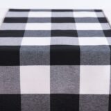 Beauty Home ΡΑΝΝΕΡ ΜΕΓΑΛΟ ΚΑΡΩ ΑΣΠΡΟΜΑΥΡΟ   32 cm x 2.5 m