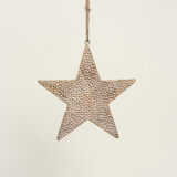 Beauty Home ΜΕΤΑΛΛΙΚΟ ΑΣΤΕΡΙ ΧΡΥΣΟ ΑΝΤΙΚΕ 31 cm