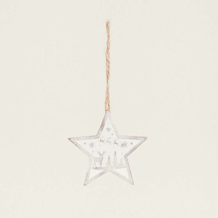 Beauty Home ΞΥΛΙΝH ΦΙΓΟΥΡA ΑΣΤΕΡΙ ΜΕ ΕΛΑΤΑ