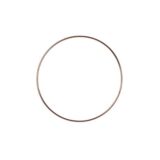 Beauty Home ΜΕΤΑΛΛΙΚΟΣ ΚΥΚΛΟΣ ΡΟΖ ΧΡΥΣΟ 20 CM