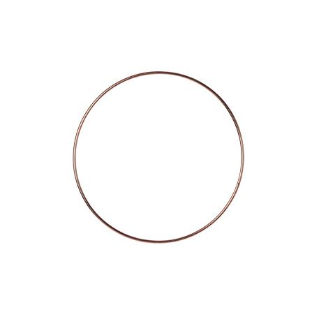 Beauty Home ΜΕΤΑΛΛΙΚΟΣ ΚΥΚΛΟΣ ΡΟΖ ΧΡΥΣΟ 20 CM