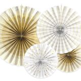 Beauty Home ΡΟΖΕΤΑ ΧΑΡΤΙΝΗ ΧΡΥΣΗ ΕΚΡΟΥ 4 ΤΜΧ