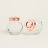 Beauty Home ΒΑΖΑΚΙ ΜΕ ΚΑΠΑΚΙ ΡΟΖ ΧΡΥΣΟ 8x8x5